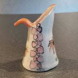 Flower Dance Jug - handmade ceramic