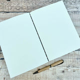 Blue Floral Kimono Silk - Journal