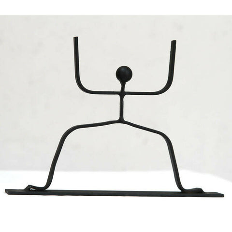 Goddess Yoga Pose - Steel Sculpture