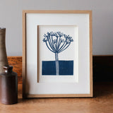 Cow Parsley Giclée Print - Blue