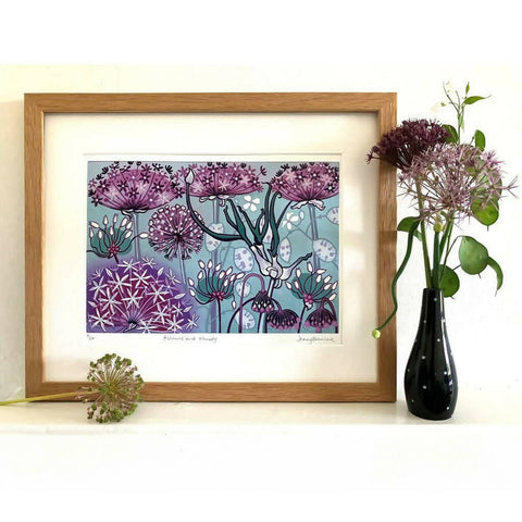 Alliums and honesty