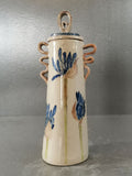 Into the Blue - secrets jar- handmade ceramic