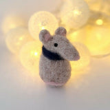Handmade Needle Felted Mouse Decoration - Made to Order