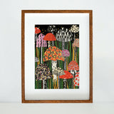 Mushrooms, No. 1 - Art Print