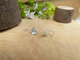 Silver Blossom Drop Earrings by Curious Magpie Jewellery (7)