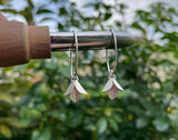 Silver Bluebell Drop Earrings by Curious Magpie Jewellery