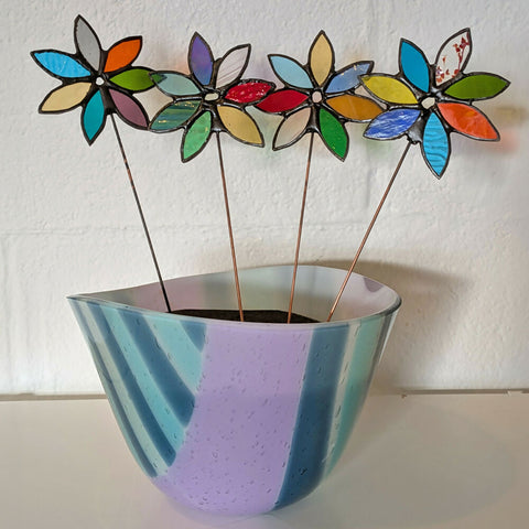 Multicoloured Flower Spikes - Stained Glass