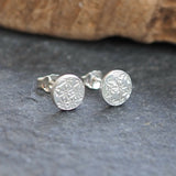 Starburst Floral Silver Studs