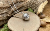 Chunky Silver Acorn Necklace by Curious Magpie Jewellery (2)