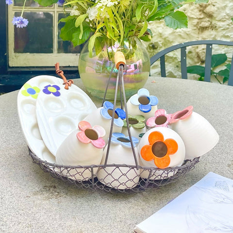 Flower Top - Porcelain Reed Diffuser or Bud Vase