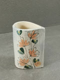 Happy Flowers Jug Vase - handmade ceramic