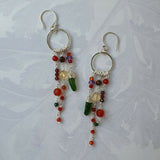 Earth Treasure Gemstone Earrings - Russet