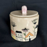 Toytown Lidded Jar - handmade ceramic