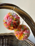 Autumn @ Cotehele Confetti Pom Pom Earrings 1