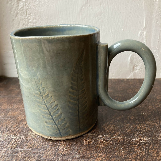Handmade Forest of Dean Fern Print Cup