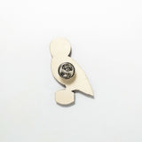 Owl Pin Badge Back