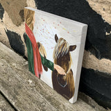 Hawthorn - Original Painting On Wood