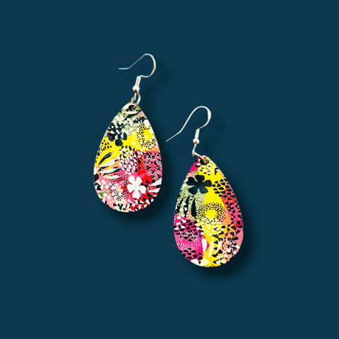 Forest Fruits - Drop Earrings - Wearable Art