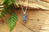 Curious Magpie Silver Pinecone Necklace 1