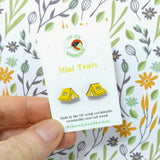 Yellow Tent Earrings