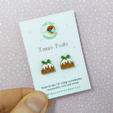 Xmas Pud Earrings