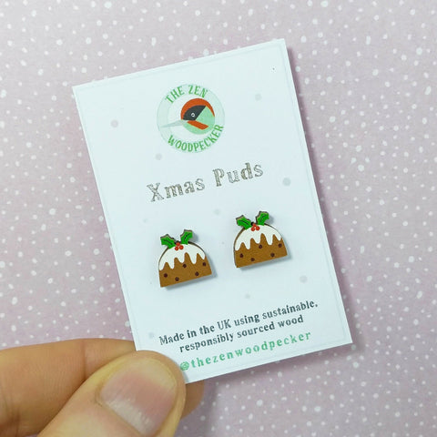 Xmas Pud Earrings