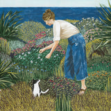 The Sea Gardener's Cat - Giclee Print