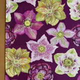 Hellebores Tea Towel 8 - Freya Snow