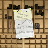 Lemonade Recipe Tea Towel
