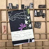 Cat Among the Flowers - Tea Towel