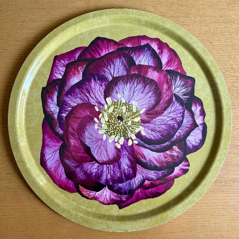 Hellebore - Round Tray (Green)
