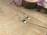 Brass Leaf Drop Earrings by Curious Magpie 2