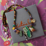 Daybreak Gemstone Necklace - Russet