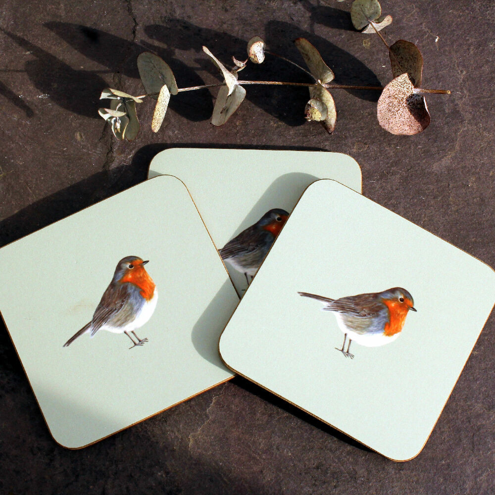 Robin Melamine Coaster