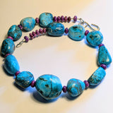 Vivid Blue Peruvian Necklace