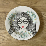 Illustrated Vintage Plate - JOANIE