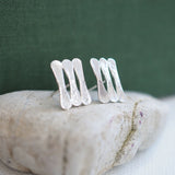 Forged Rod Stud Earrings