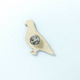 Pigeon Pin Badge Back