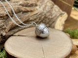 Chunky Silver Acorn Necklace by Curious Magpie Jewellery (3)