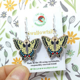 Swallowtail Dangle Earrings
