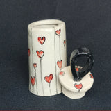 Loveblooms Keepsake Pot - handmade ceramic