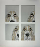 Basset Photo Booth - Original Watercolour Painting
