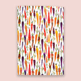 White Carrots - Tea Towel