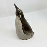 Sleek Stoneware Penguin - Handmade Ceramic