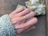 Narrow Silver Luna Ring by Curious Magpie Jewellery(2)