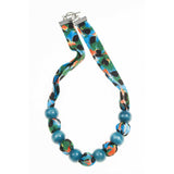 Hawthorn Necklace Short - Small Blue Spacer Beads