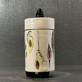 Seeds of Happiness jar - handmade ceramic