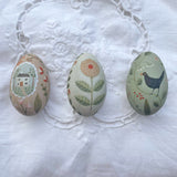 Little House - Hand Painted Wooden Egg