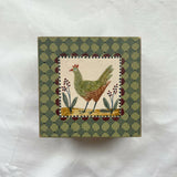 Chicken - Hand Painted Wooden Box