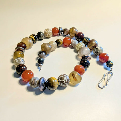 Autumnal Gemstone Necklace